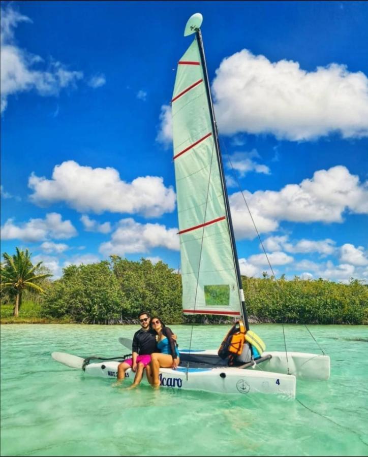 Casa Arte Bacalar Lägenhet Exteriör bild